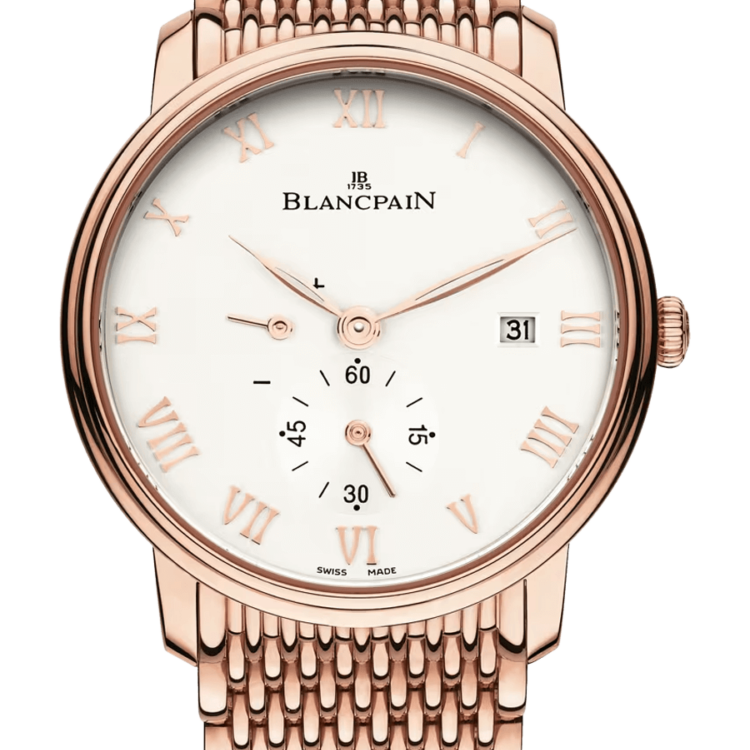Blancpain Villeret Ultraplate Power Reserve Red Gold Ultra-Slim Men's Watch - 6606 3642 MMB