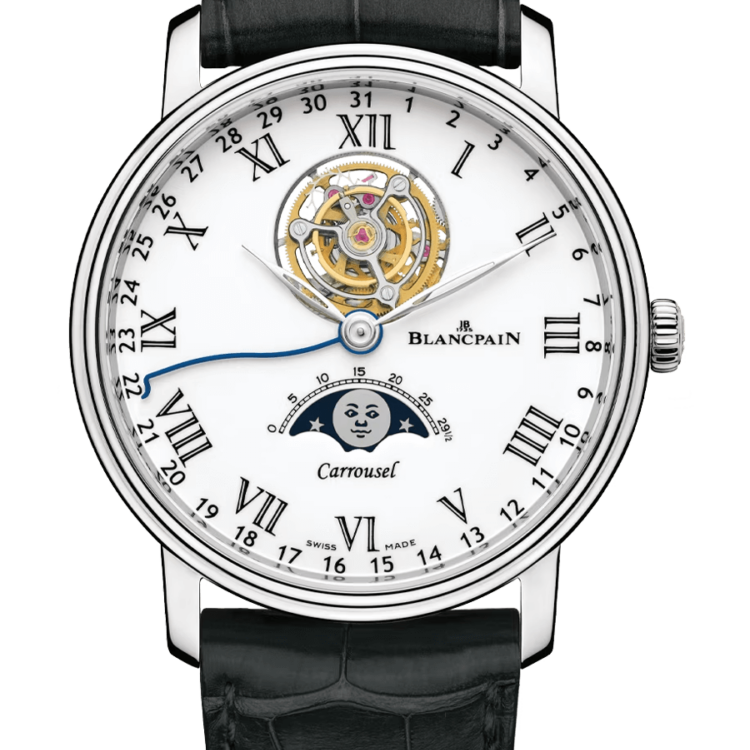Blancpain Villeret Carrousel Phases de Lune Limited Edition Men's Watch - 6622L 3431 55B