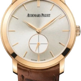 Audemars Piguet Jules Audemars Small Seconds 33mm Silver Index Rose Gold Leather | 77238OR.OO.A088CR.01