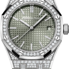 Diamonds 37mm Green Dial 15551BC.ZZ.D405CR.01