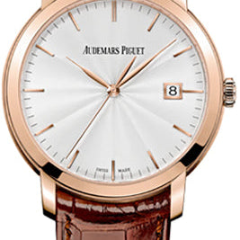 Audemars Piguet Jules Audemars Selfwinding 39mm Silver Guilloche Index Rose Gold | 15170OR.OO.A809CR.01