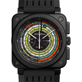 Bell & Ross BR 03-94 Multimeter - Rubber Strap