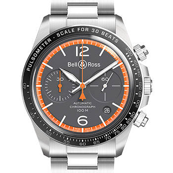 Bell & Ross BR V2-94 Garde-Cotes Watch - Steel Bracelet