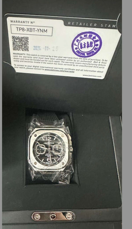 BR05C-BLC-ST/SRB Chrono Black Bell and Ross Watch | Birmingham Luxury Watches Michigan