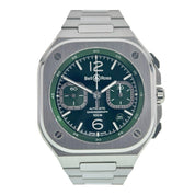 BR-05 Chrono Green Steel Bell and Ross Watch | Birmingham Luxury Watches Michigan
