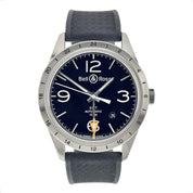BR 123 GMT Black Bell and Ross Watch | Birmingham Luxury Watches Dallas