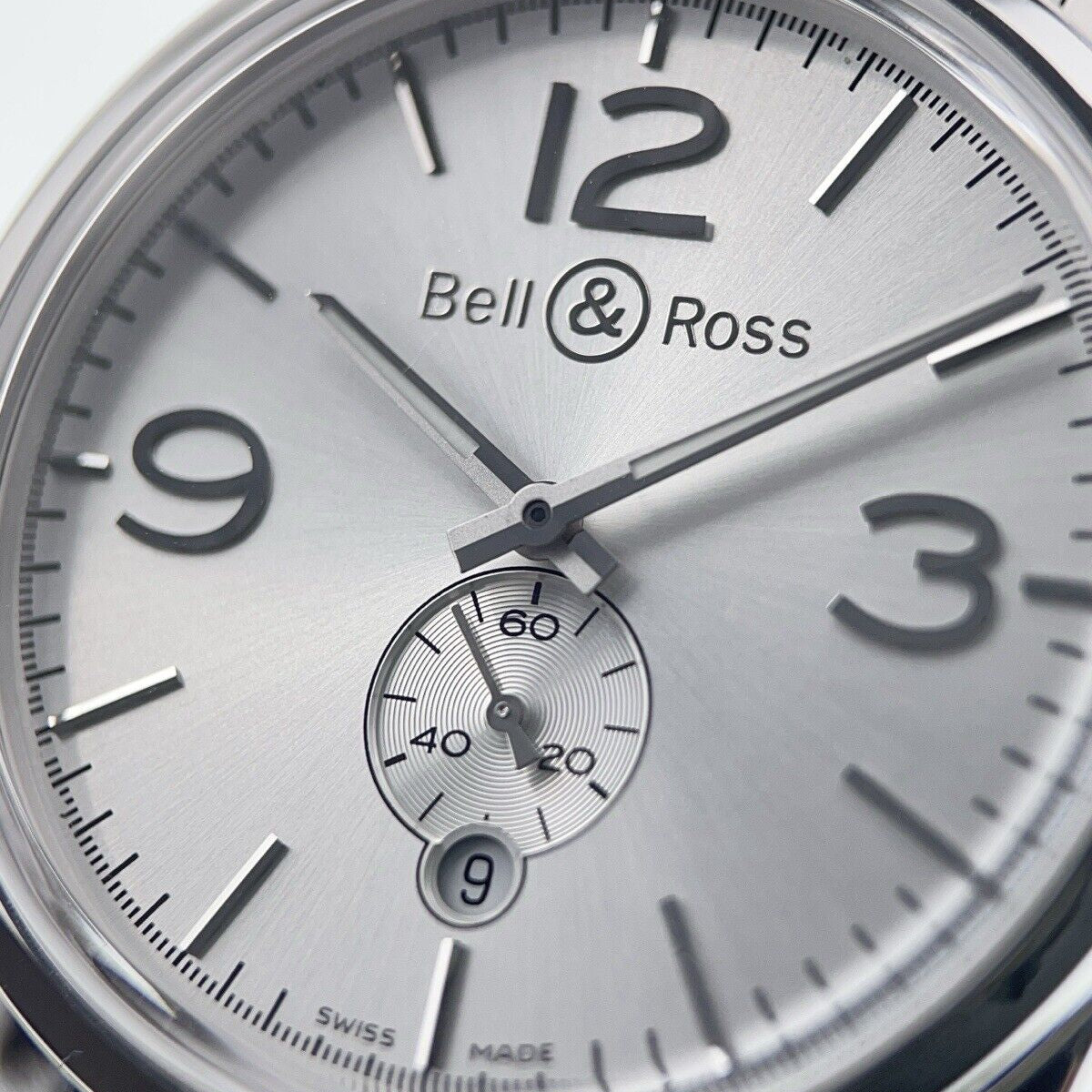 Vintage Officer BR123 Silver Dial Bell and Ross Watch | Birmingham Luxury Watches Michigan