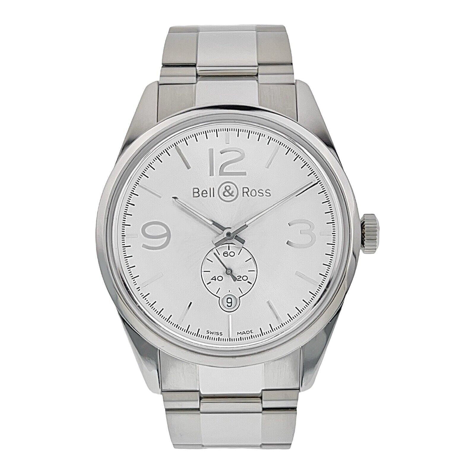 Vintage Officer BR123 Silver Dial Bell and Ross Watch | Birmingham Luxury Watches Michigan