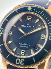 Fifty Fathoms Rose Gold 5015 Watch | Birmingham Luxury Watches Michigan