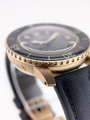 Fifty Fathoms 5015A-3630-63B Rose Gold Blue Blancpain Watch | Birmingham Luxury Watches