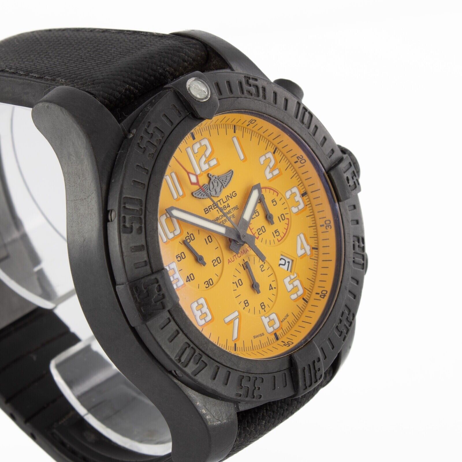 Breitling Avenger Hurricane Cobra Yellow Dial XB0170 | Birmingham Luxury Watches Michigan