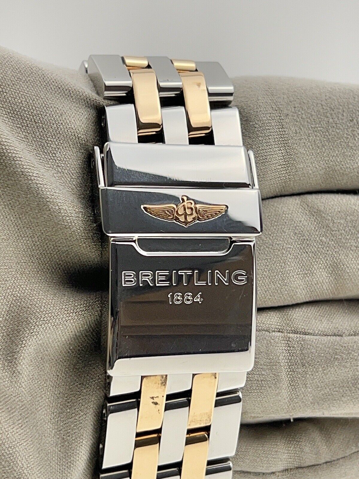 Breitling Chronomat 44 Steel & Yellow Gold IB0110 | Birmingham Luxury Watches Michigan