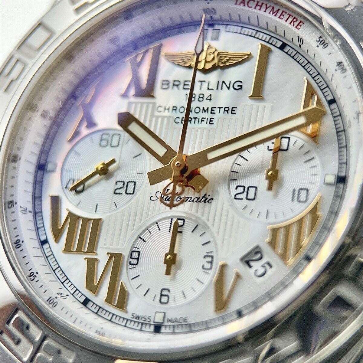 Breitling Chronomat 44 Steel & Yellow Gold IB0110 | Birmingham Luxury Watches Michigan