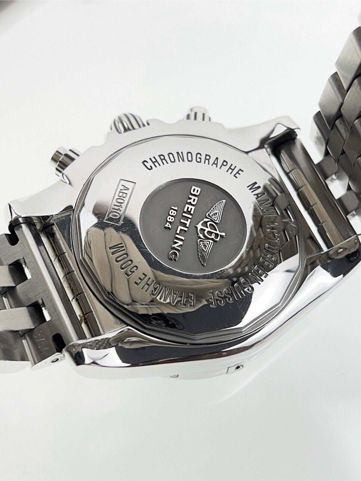 Breitling Chronomat 44 Steel Blue AB0110 | Birmingham Luxury Watches Michigan