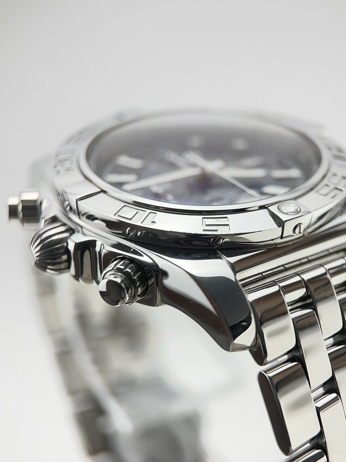 Breitling Chronomat 44 Steel Blue AB0110 | Birmingham Luxury Watches Michigan