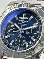 Breitling Chronomat 44 Steel Blue AB0110 | Birmingham Luxury Watches Michigan