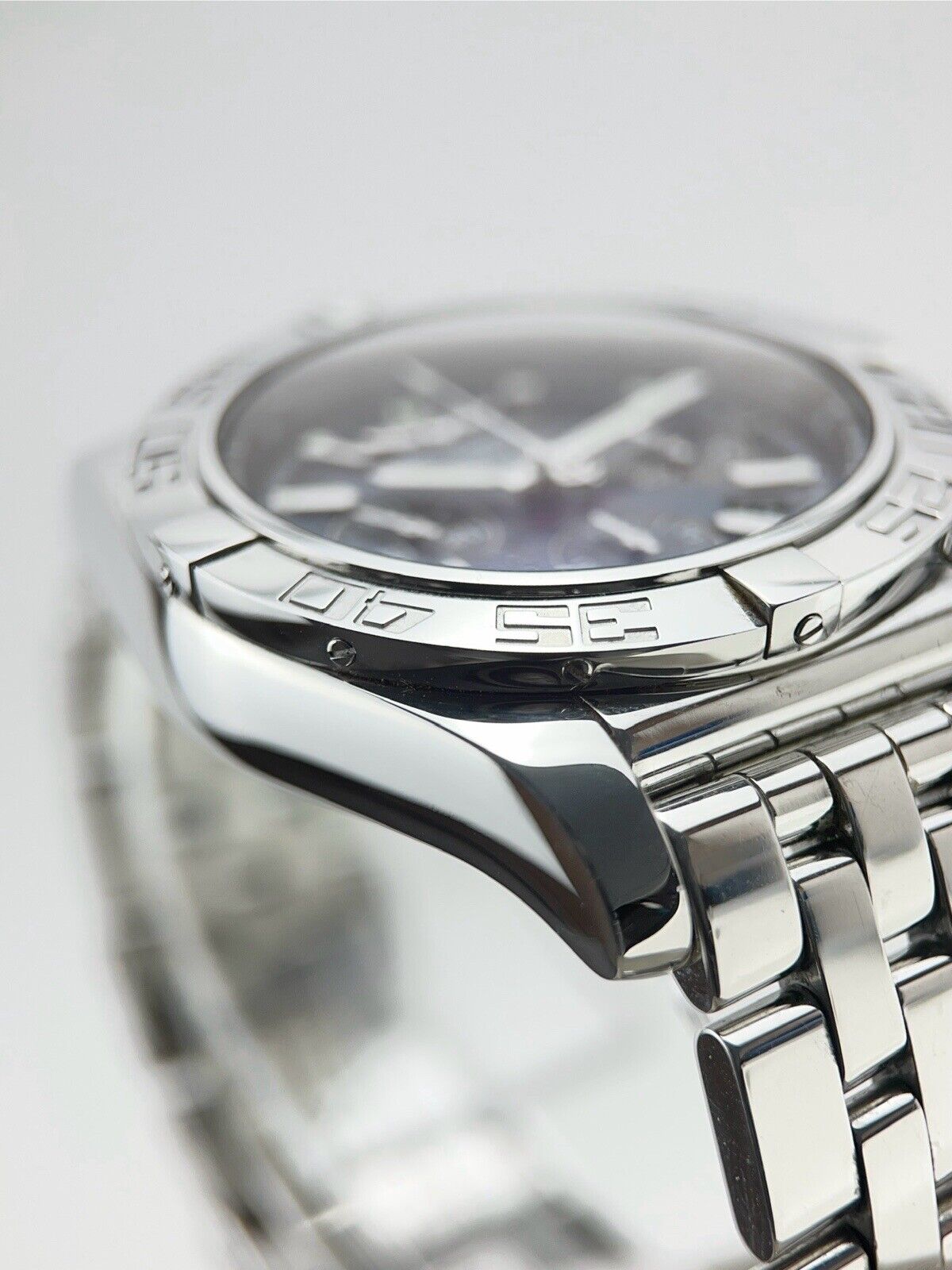 Breitling Chronomat 44 Steel Blue AB0110 | Birmingham Luxury Watches Michigan