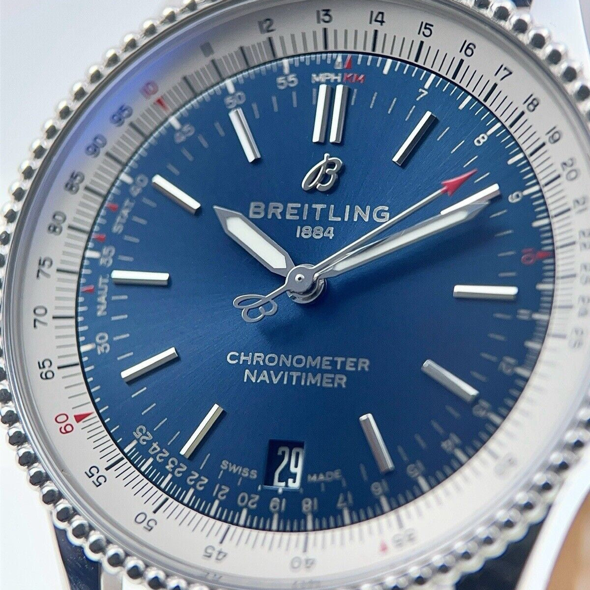 Breitling Navitimer Stainless Steel Blue Dial A17325 | Birmingham Luxury Watches Michigan