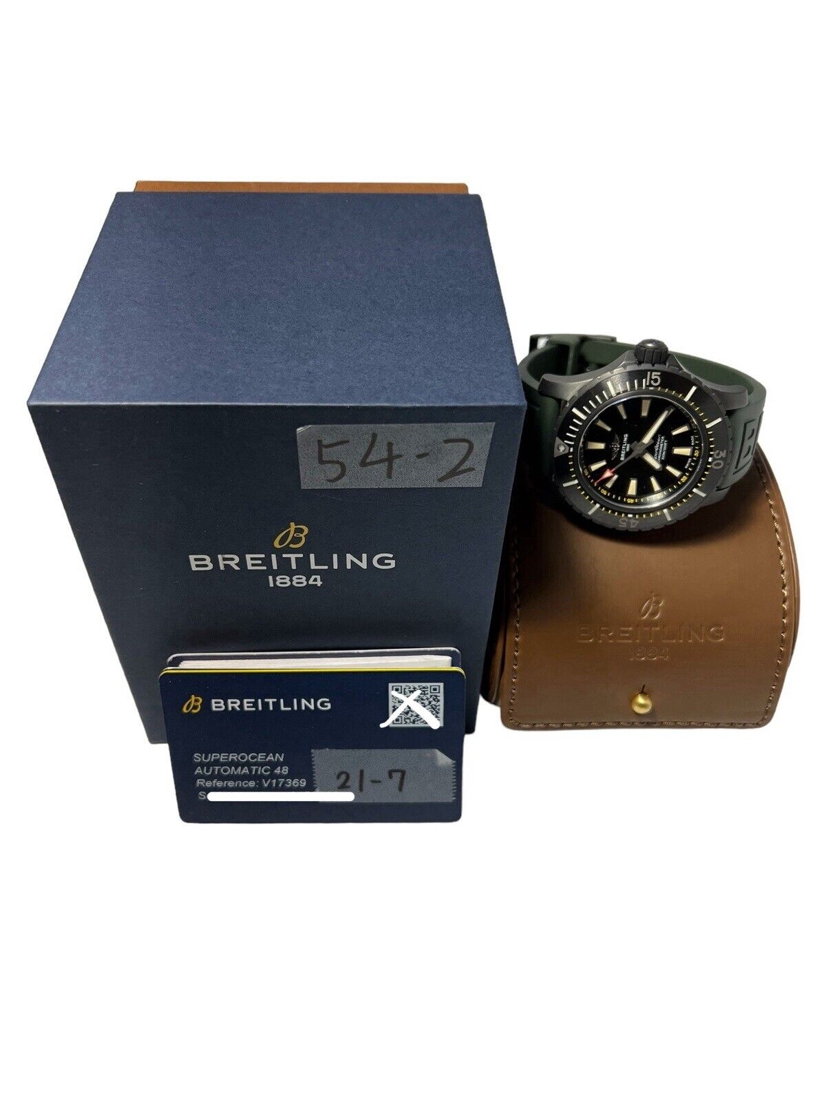 Breitling Superocean 48 Titanium Green Dial | Birmingham Luxury Watches Michigan