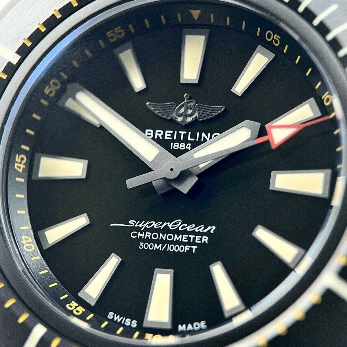 Breitling Superocean 48 Titanium Green Dial | Birmingham Luxury Watches Michigan