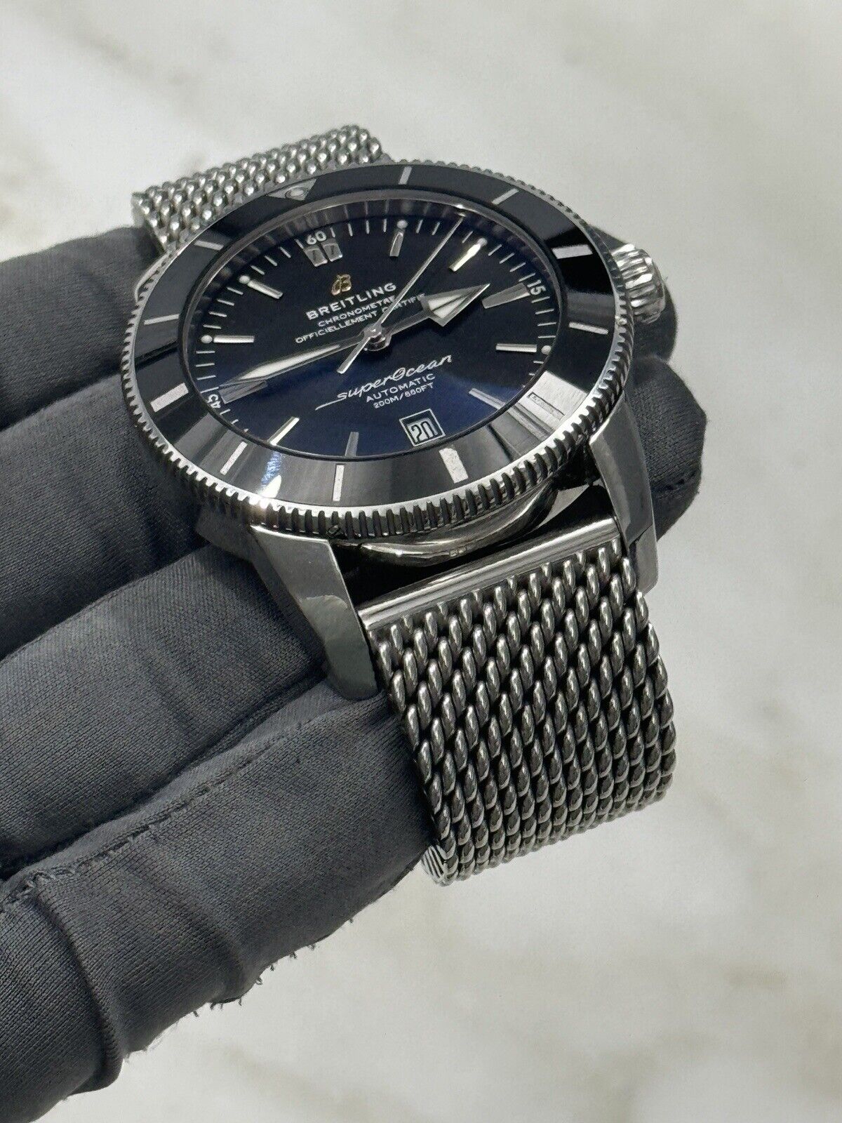 Breitling Superocean Heritage Steel Black Dial AB2020 | Birmingham Luxury Watches Michigan