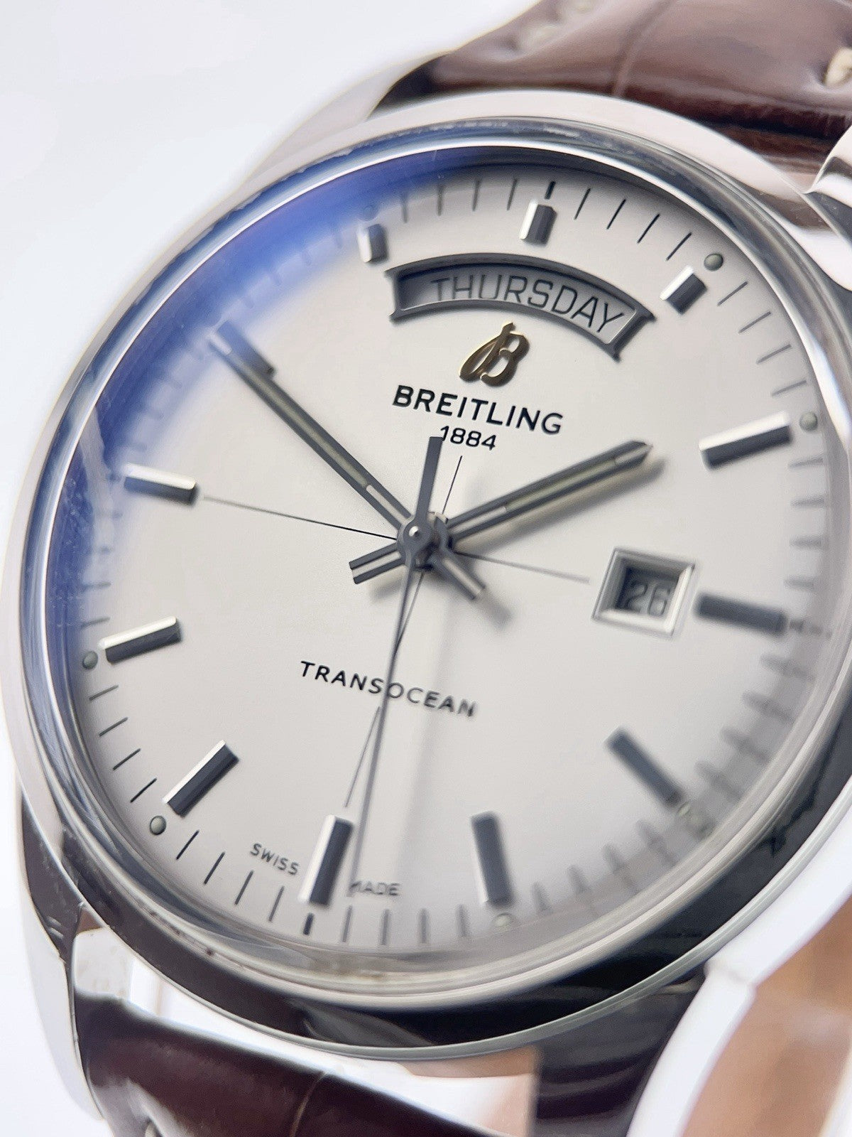 43mm Breitling Transocean Day & Date A4531012 | Birmingham Luxury Watches Birmingham, Michigan