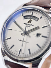 43mm Breitling Transocean Day & Date A4531012 | Birmingham Luxury Watches Birmingham, Michigan
