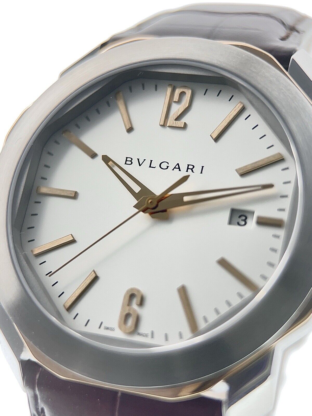 Octo Roma OC 41 Steel Gold Bvlgari Watch | Birmingham Luxury Watches Michigan