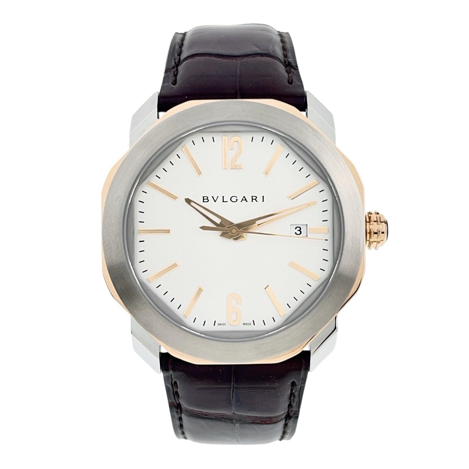 Octo Roma OC 41 Steel Gold Bvlgari Watch | Birmingham Luxury Watches Michigan