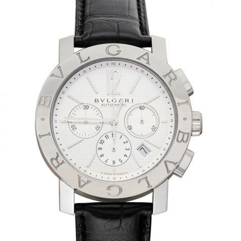 Bvlgari Automatic White Dial Stainless Steel Men's Watch