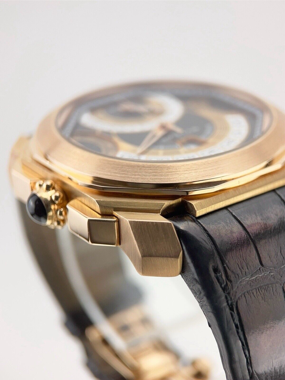 18k Rose Gold Bulgari Octo Gerald Gentra Retrograde | Birmingham Luxury Watches Michigan