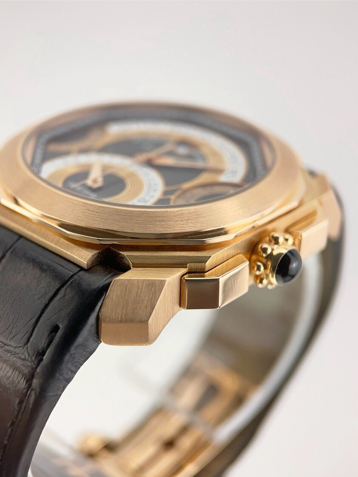 18k Rose Gold Bulgari Octo Gerald Gentra Retrograde | Birmingham Luxury Watches Michigan