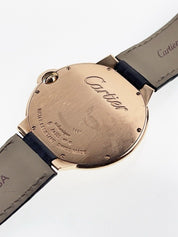 Cartier Ballon Bleu 18k Rose Gold Gray Dial 40mm Manual Wind W6920089