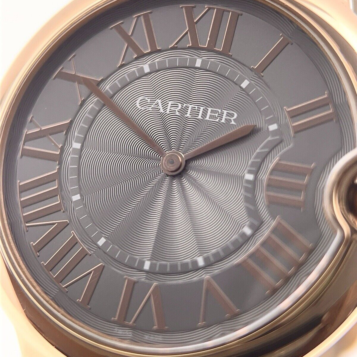 Cartier Ballon Bleu 18k Rose Gold Gray Dial 40mm Manual Wind W6920089