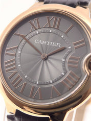 Cartier Ballon Bleu 18k Rose Gold Gray Dial 40mm Manual Wind W6920089