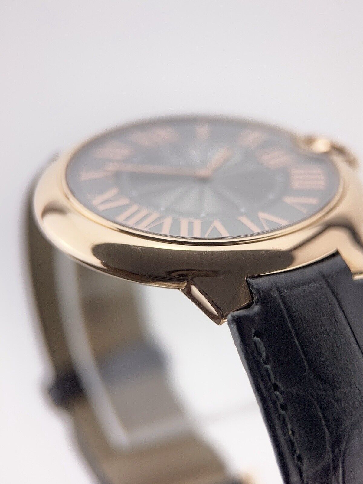 Cartier Ballon Bleu 18k Rose Gold Gray Dial 40mm Manual Wind W6920089