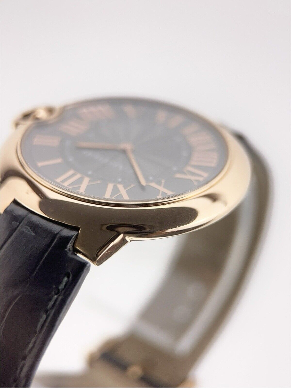 Cartier Ballon Bleu 18k Rose Gold Gray Dial 40mm Manual Wind W6920089