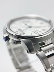 Cartier Calibre De Cartier 42mm Stainless Steel White Dial 3389 Watch