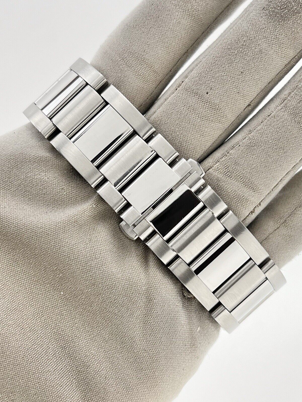 Cartier Calibre De Cartier 42mm Stainless Steel White Dial 3389 Watch