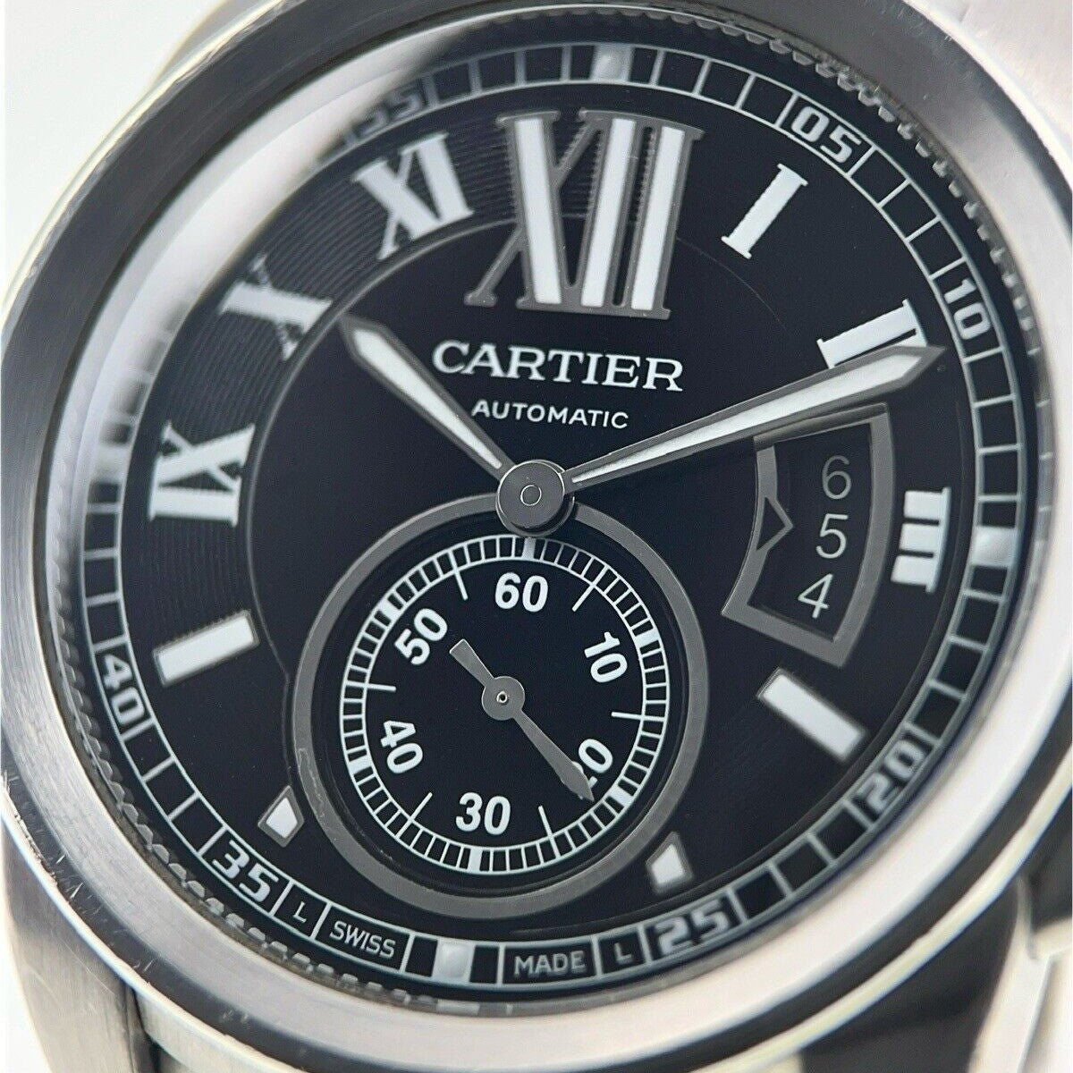 Cartier Calibre de Cartier 42mm Black Dial Stainless Steel Automatic 3389