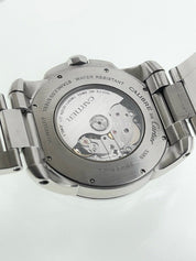 Mens Calibre de Cartier 42mm Stainless Steel Automatic W7100041