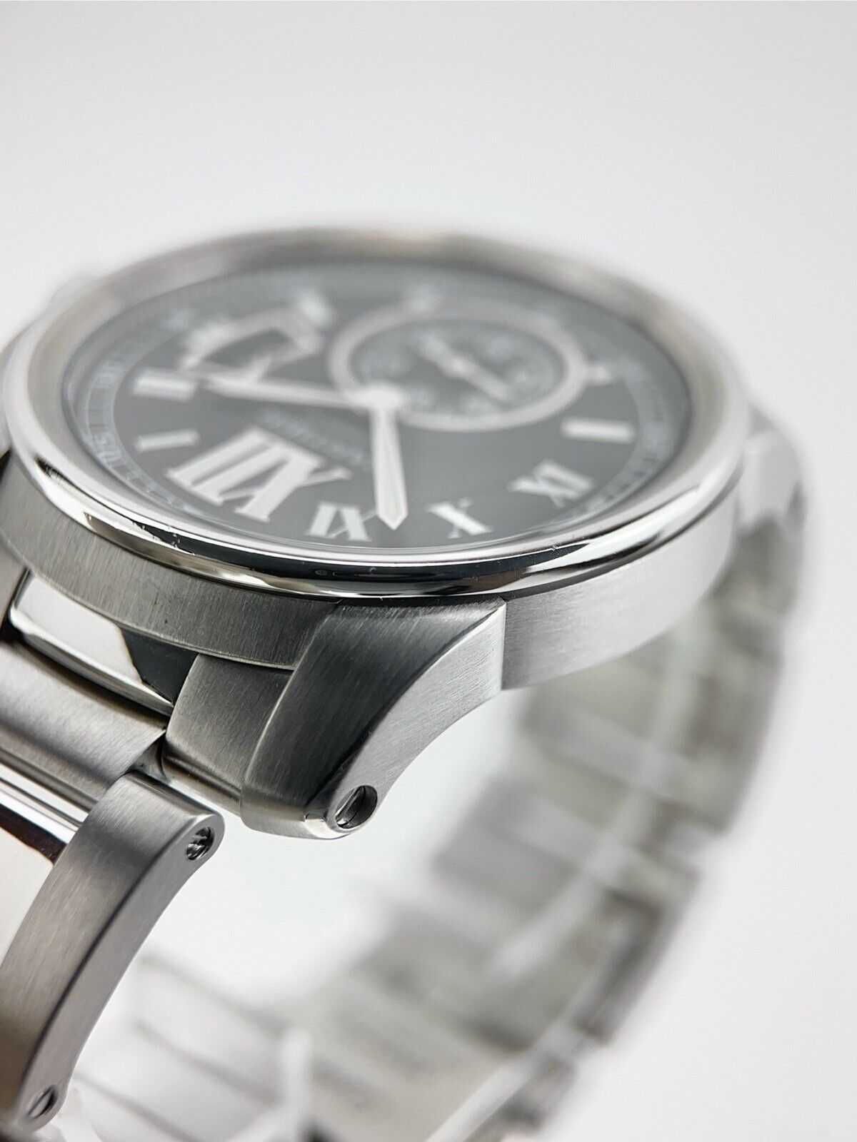 Mens Calibre de Cartier 42mm Stainless Steel Automatic W7100041