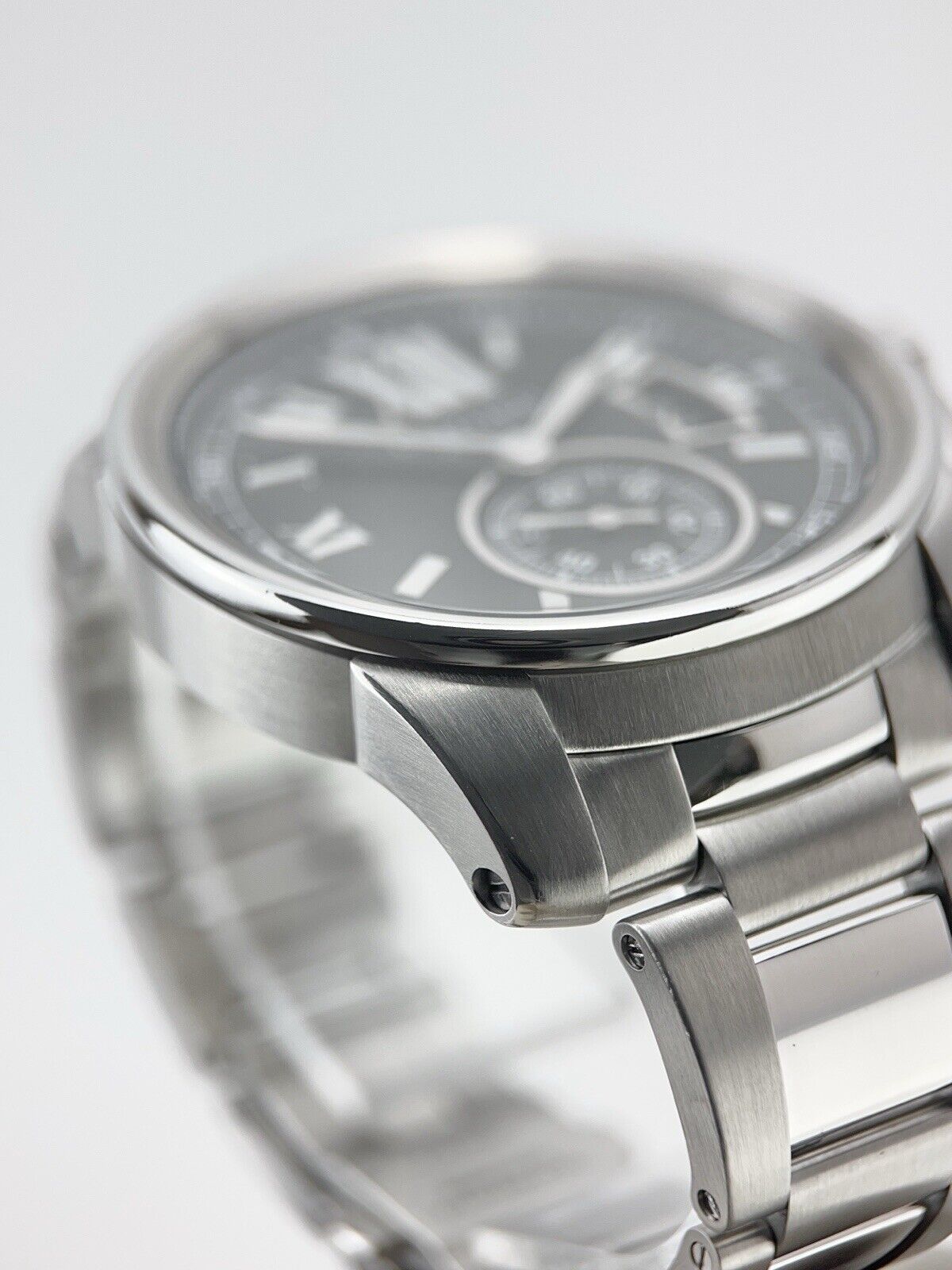 Mens Calibre de Cartier 42mm Stainless Steel Automatic W7100041