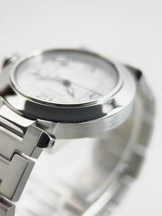 Cartier Pasha C Stainless Steel 35mm Automatic W31074M7 White Dial Watch