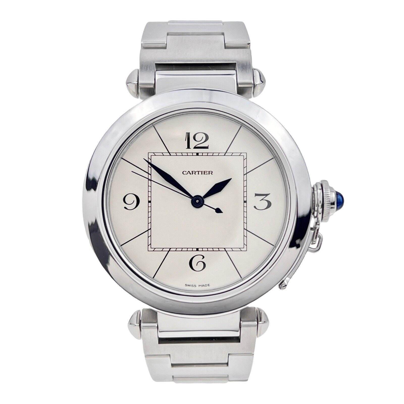 Pasha De Cartier 42mm Unisex Stainless Steel Automatic 2730 Watch