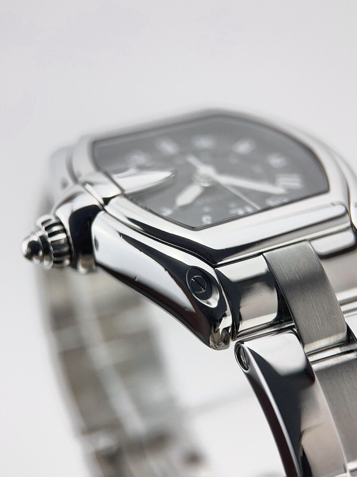 Cartier Roadster Date Stainless Steel 37mm Automatic Black Dial 2510 Watch