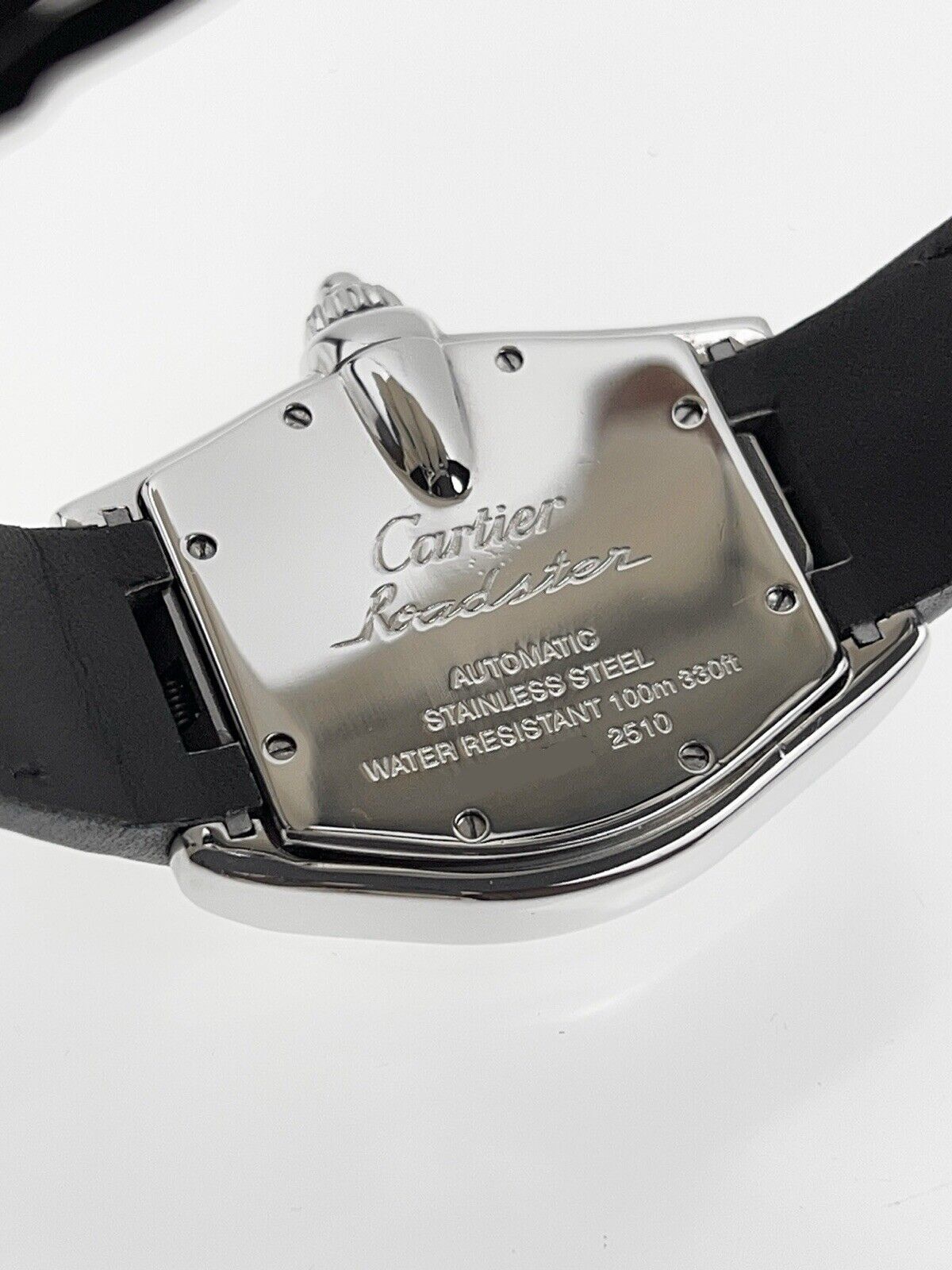 Diamond Bezel Cartier Roadster Large Automatic 37mm Stainless Steel 2510