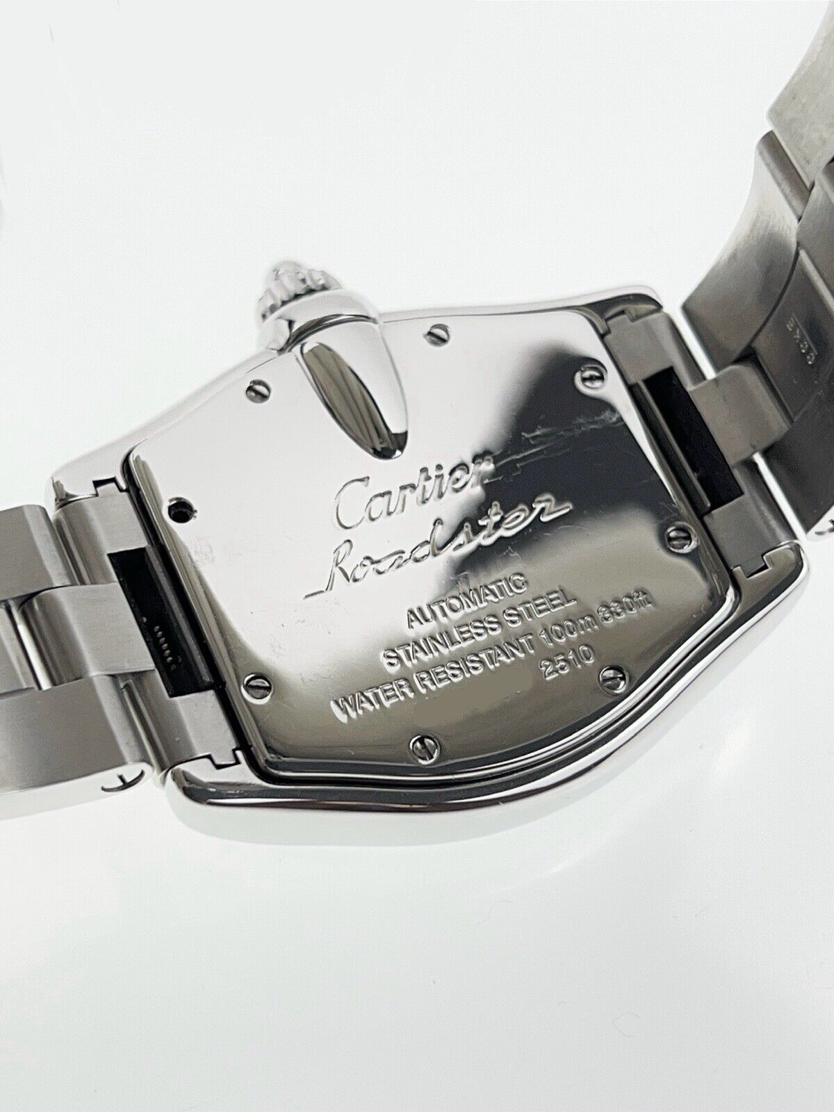 Cartier Roaster Date Men's 37mm Stainless Steel Black Dial 2510 Watch