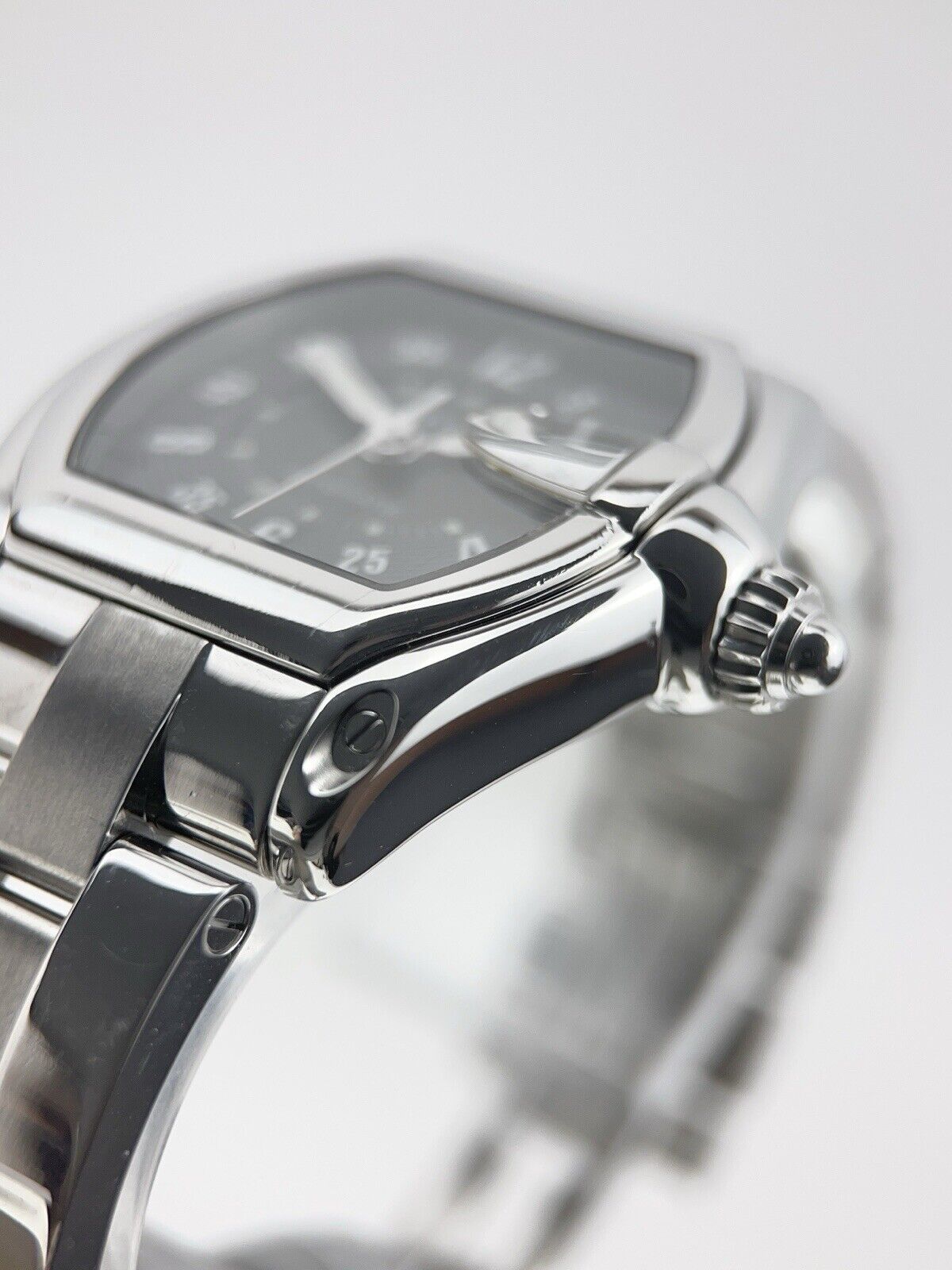 Cartier Roaster Date Men's 37mm Stainless Steel Black Dial 2510 Watch