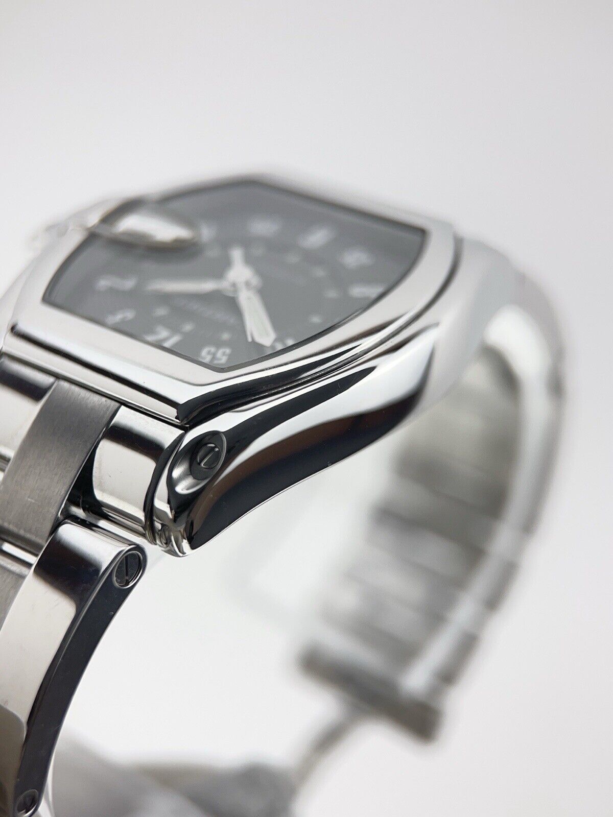 Cartier Roaster Date Men's 37mm Stainless Steel Black Dial 2510 Watch
